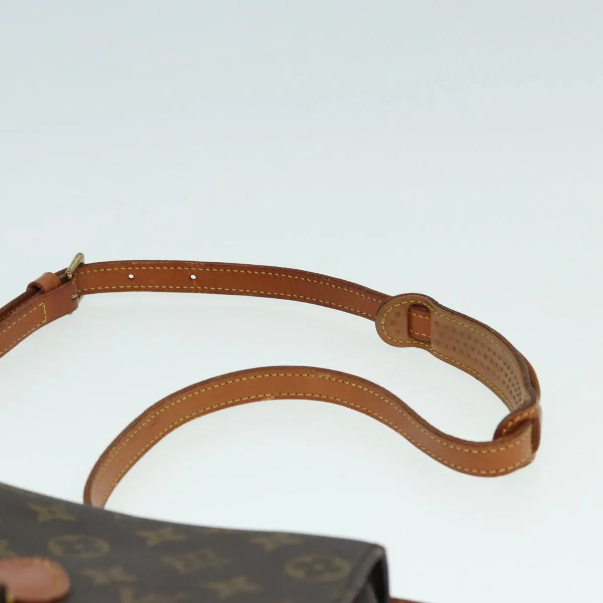 Trendy Inspired Louis Vuitton Monogram Saint Cloud Mm Shoulder Bag M51243 Lv Auth Bs17626