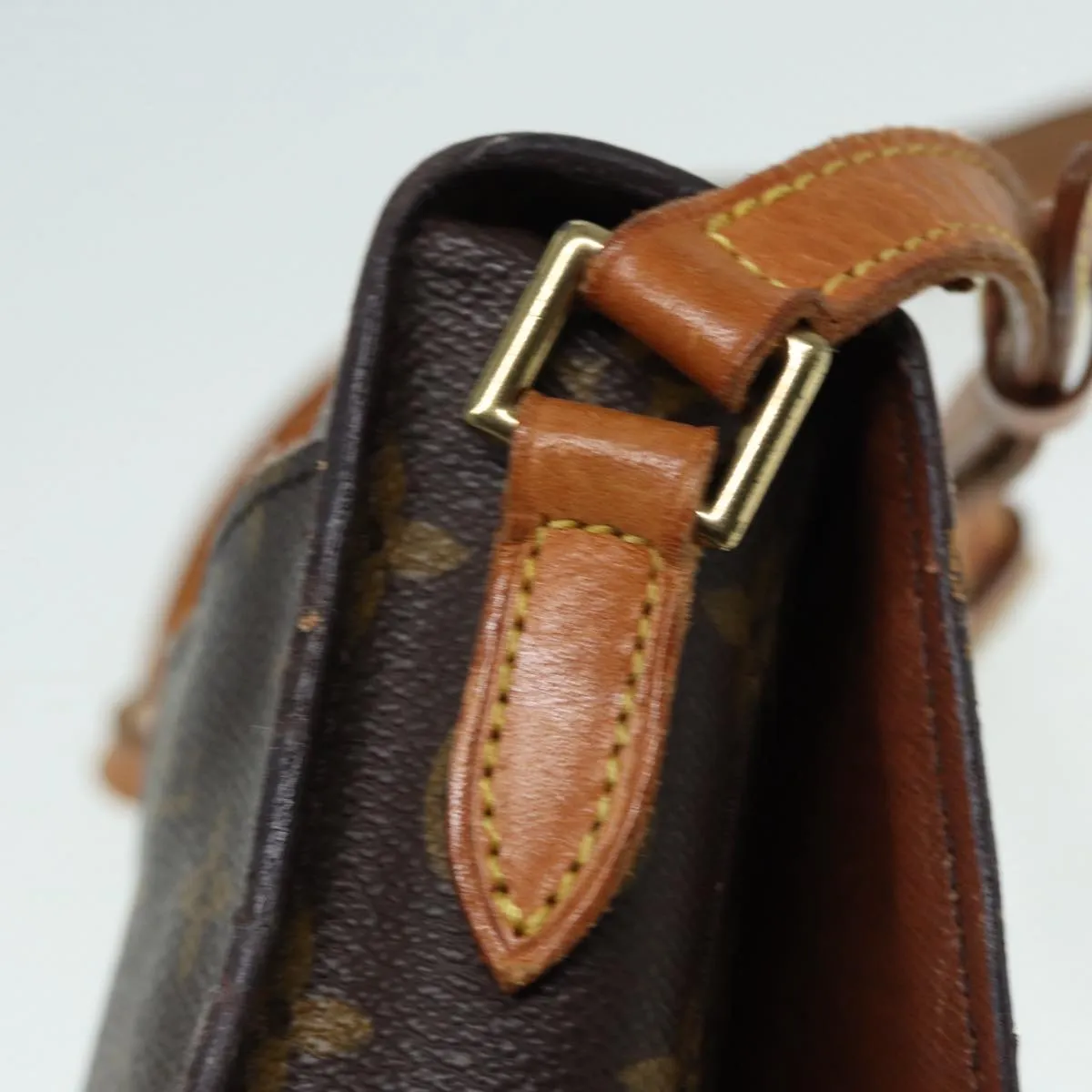Trendy Inspired Louis Vuitton Monogram Saint Cloud Mm Shoulder Bag M51243 Lv Auth Bs17626