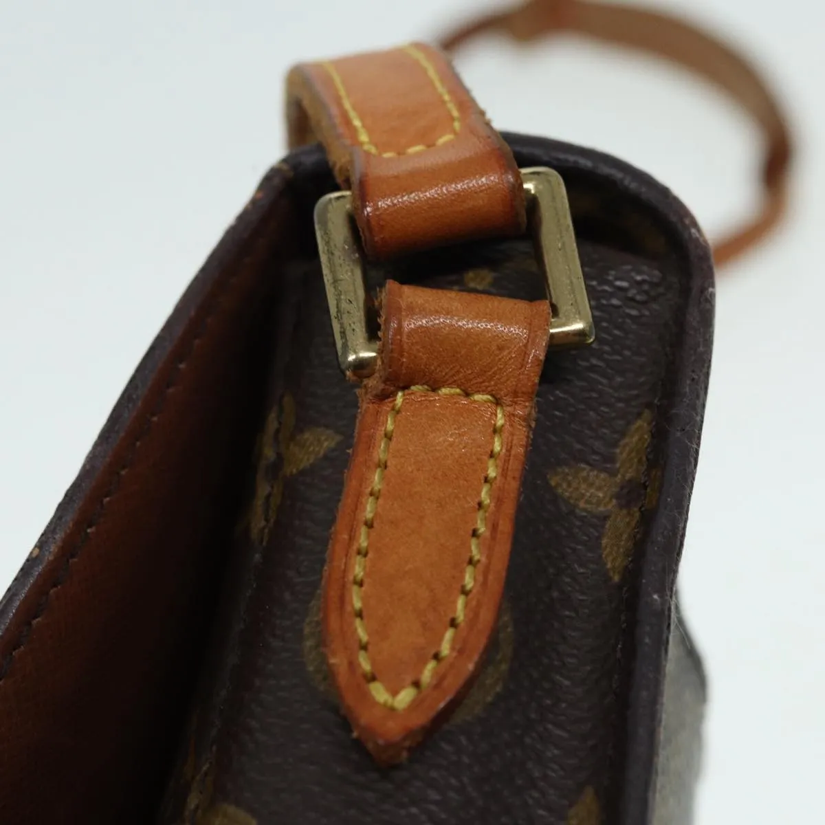 Trendy Inspired Louis Vuitton Monogram Saint Cloud Mm Shoulder Bag M51243 Lv Auth Bs17626