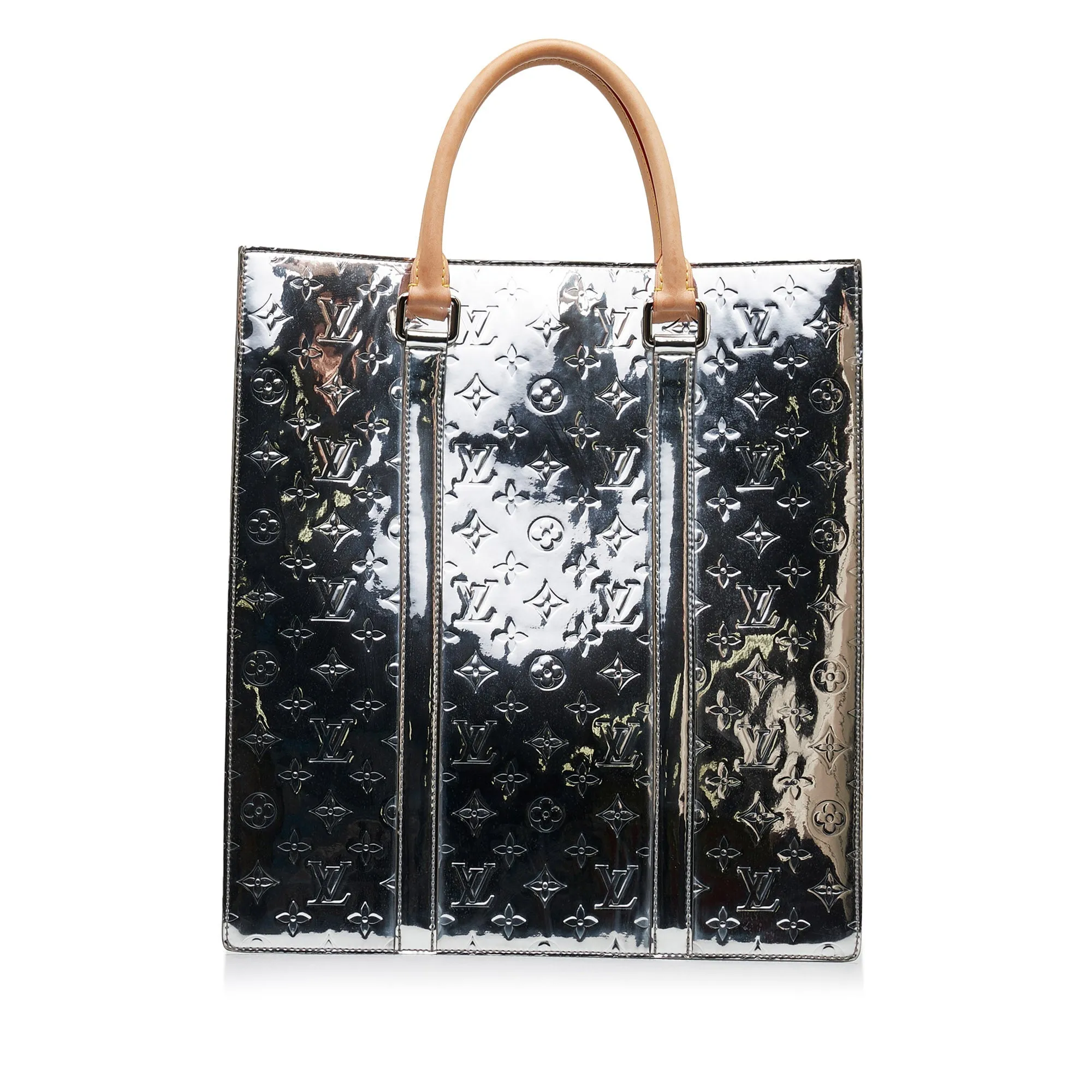 Trendy Inspired Louis Vuitton Monogram Vernis Miroir Sac Plat Satchel