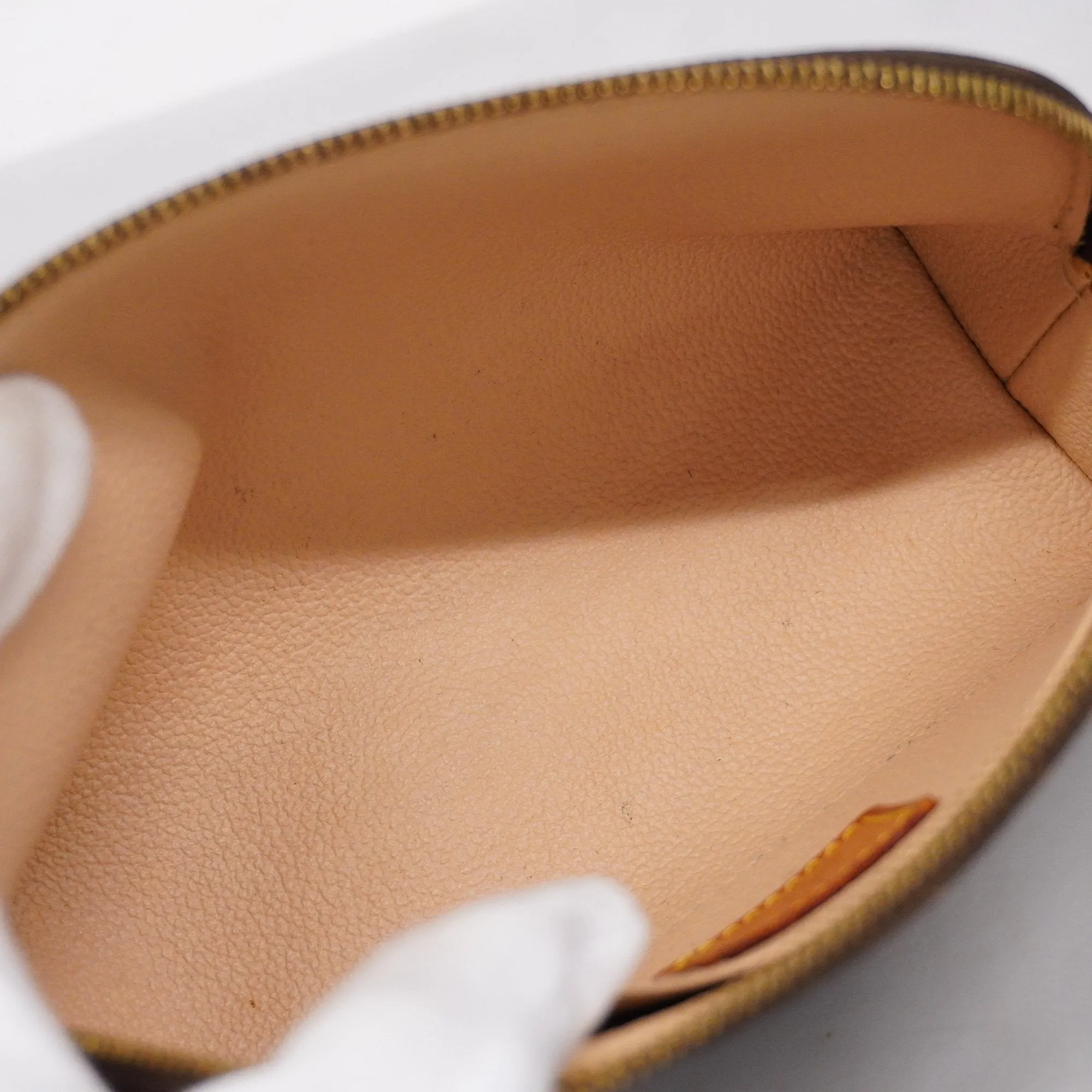 Trendy Inspired Louis Vuittonauth  Monogram Pochette Cosmetic M47515 Women's Pouch