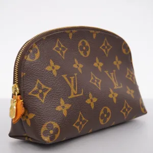 Trendy Inspired Louis Vuittonauth  Monogram Pochette Cosmetic M47515 Women's Pouch