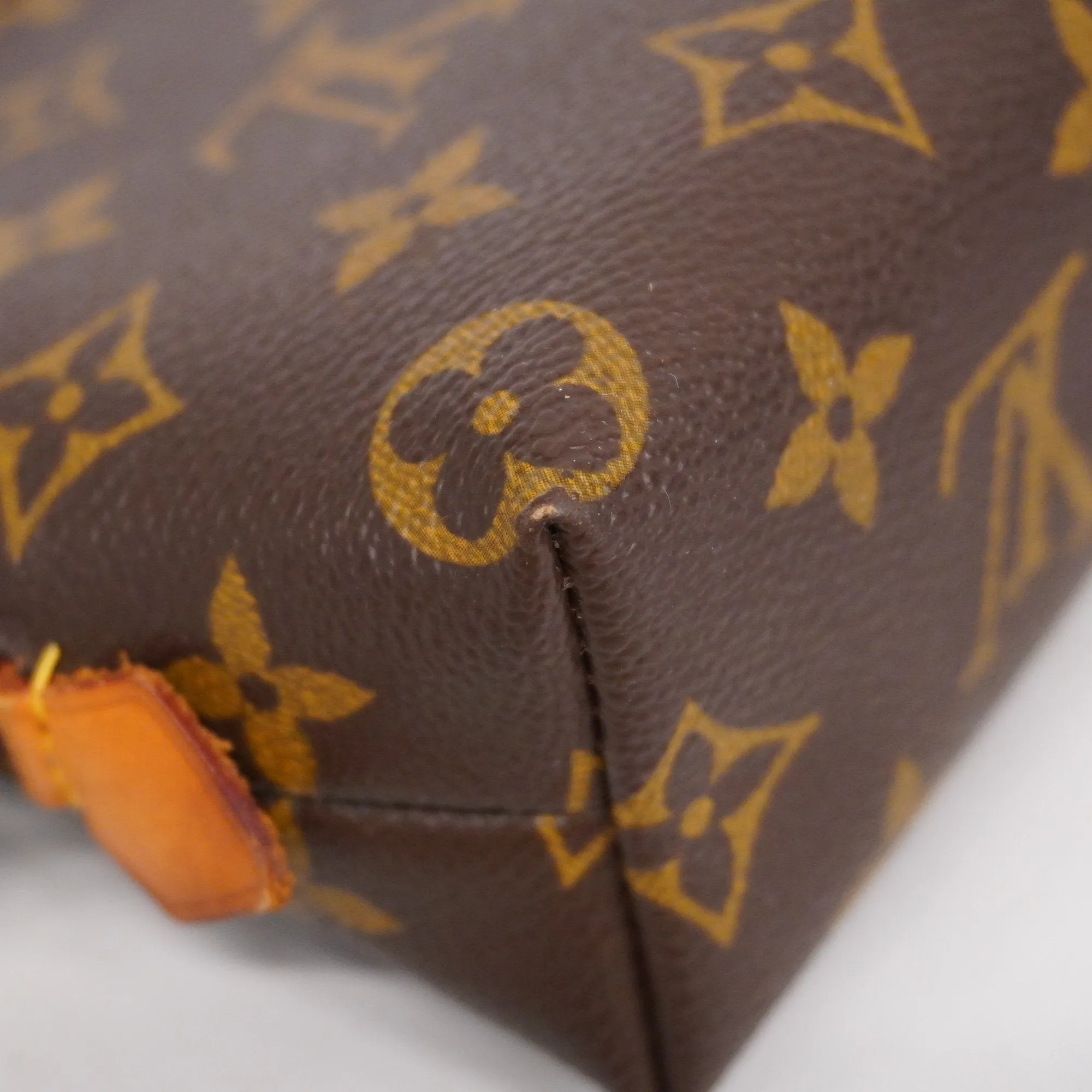 Trendy Inspired Louis Vuittonauth  Monogram Pochette Cosmetic M47515 Women's Pouch