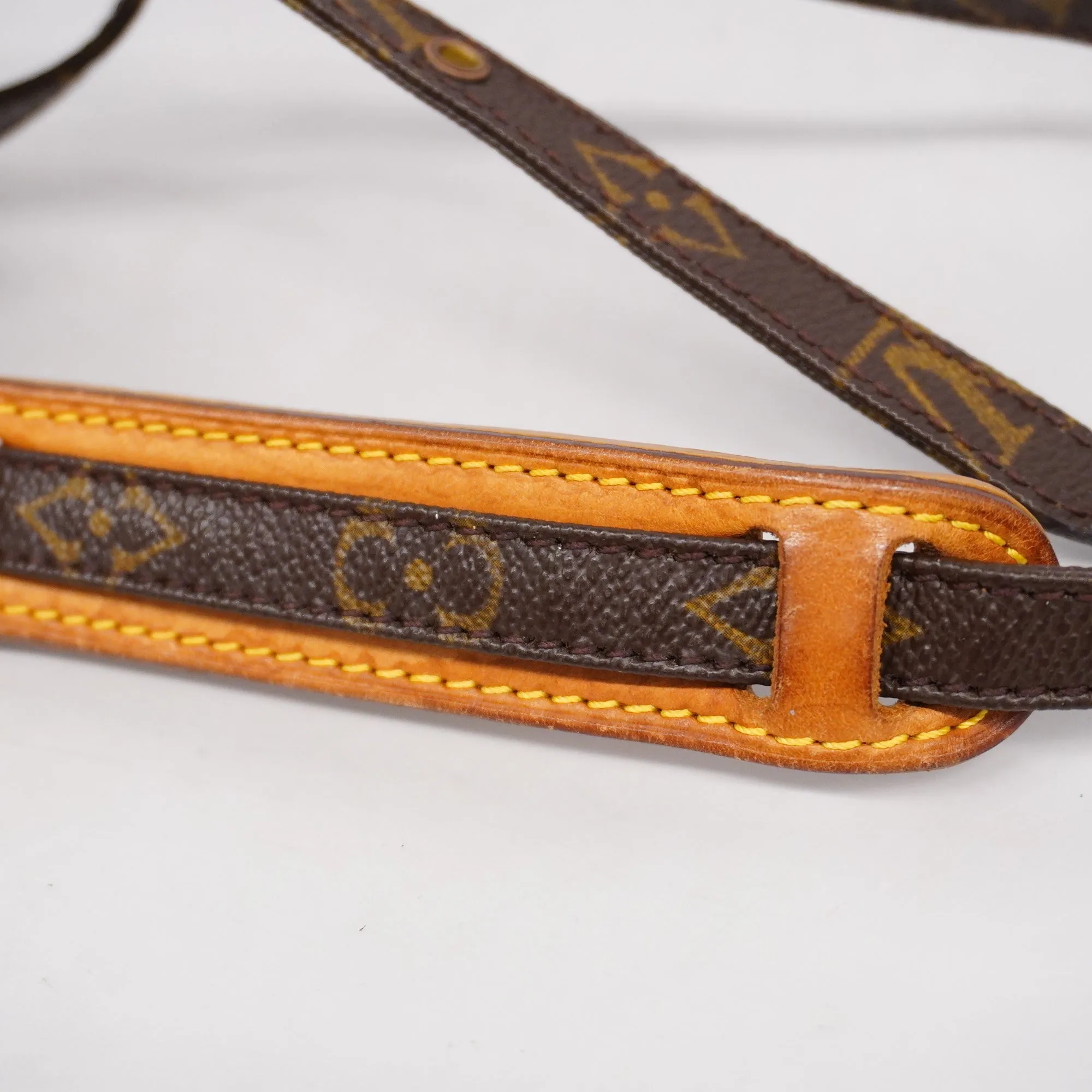 Trendy Inspired Louis Vuittonauth  Monogram Pochette Marley Bandolier M51828 Women's
