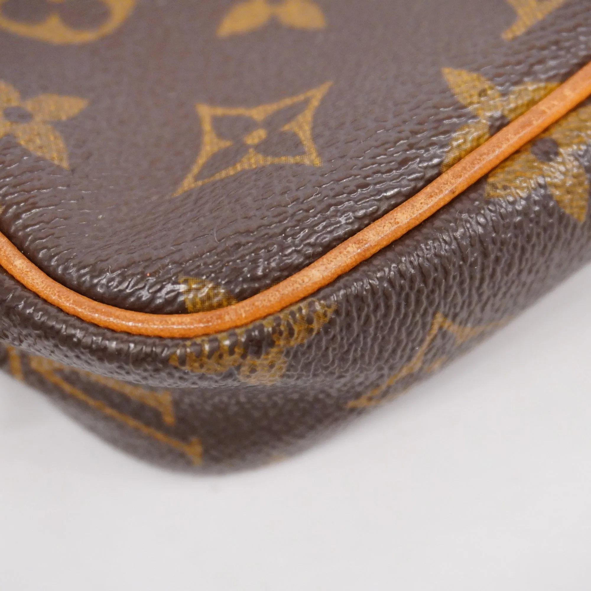 Trendy Inspired Louis Vuittonauth  Monogram Pochette Marley Bandolier M51828 Women's