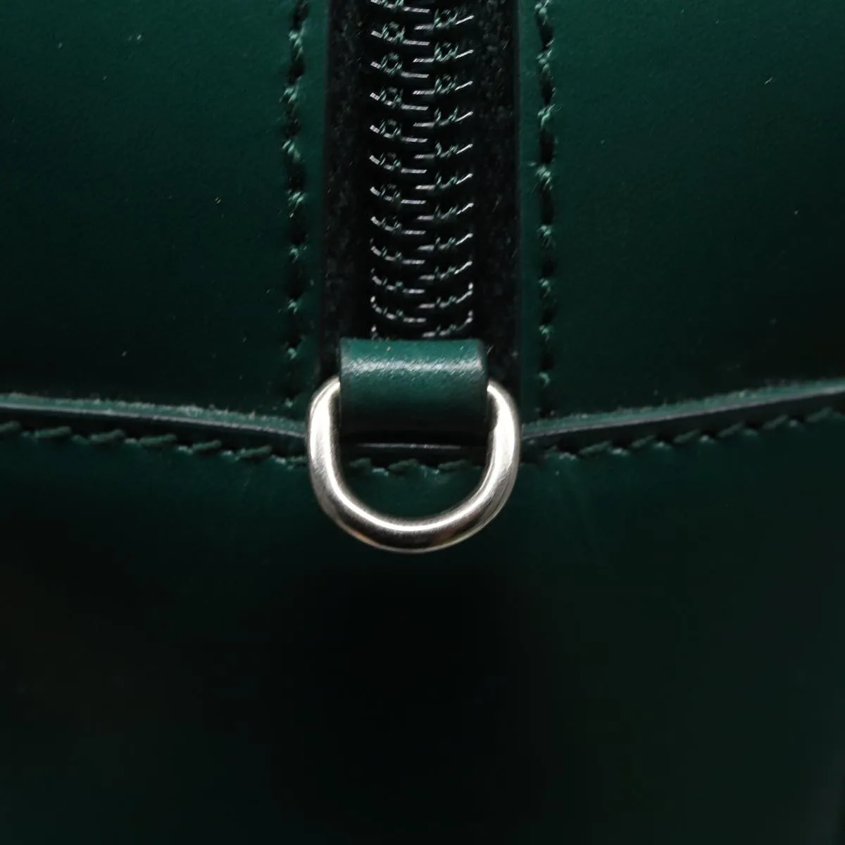 Trendy Inspired Prada Shoulder Bag Canvas Leather Green Auth 78960