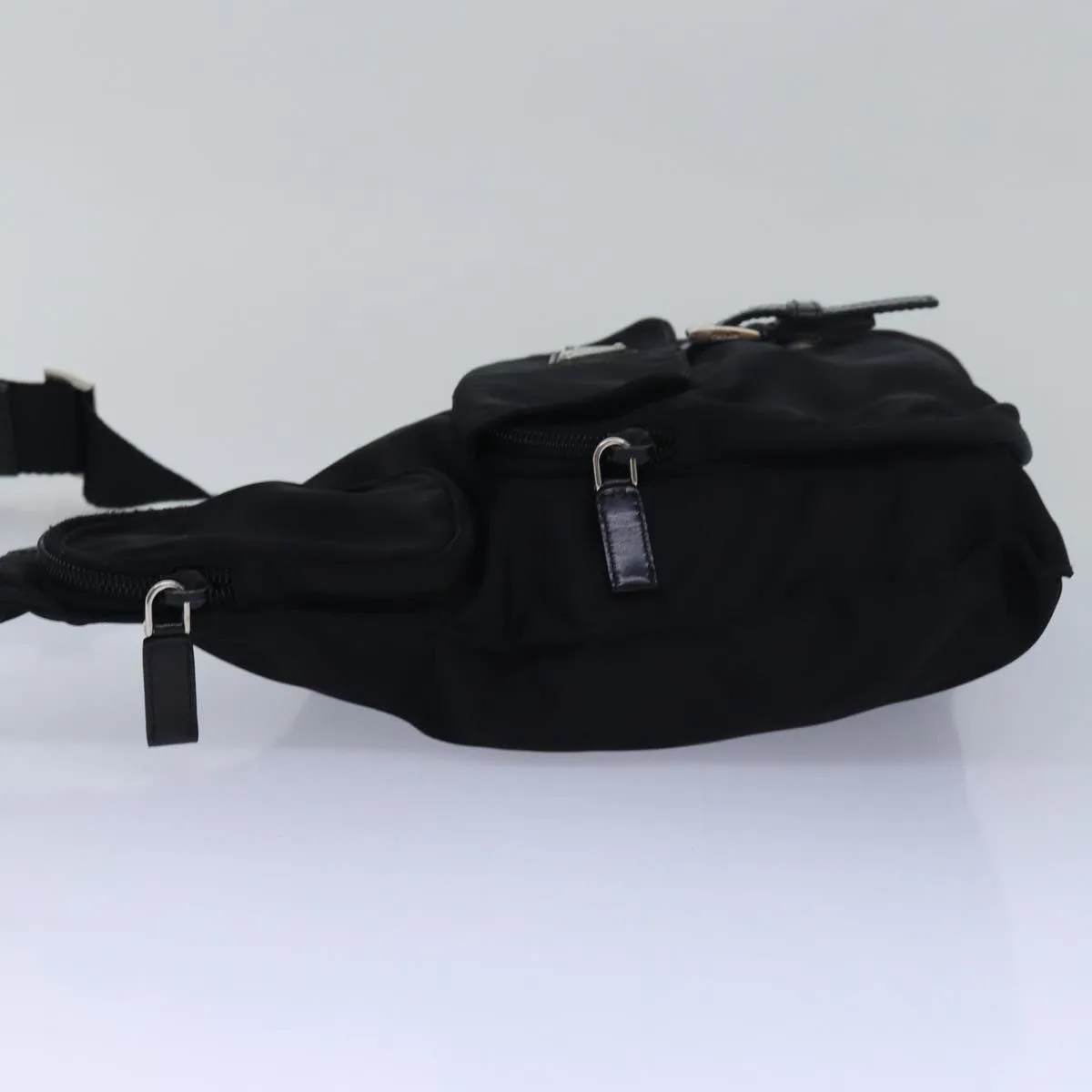 Trendy Inspired Prada Shoulder Bag Nylon Black Auth Ar11982