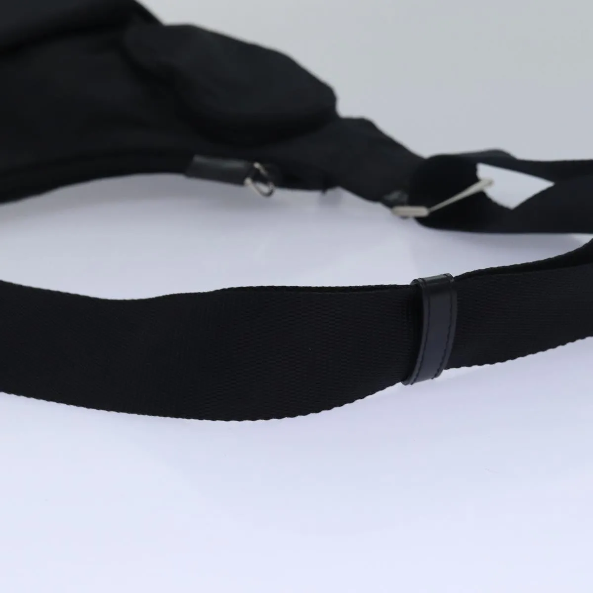 Trendy Inspired Prada Shoulder Bag Nylon Black Auth Ar11982