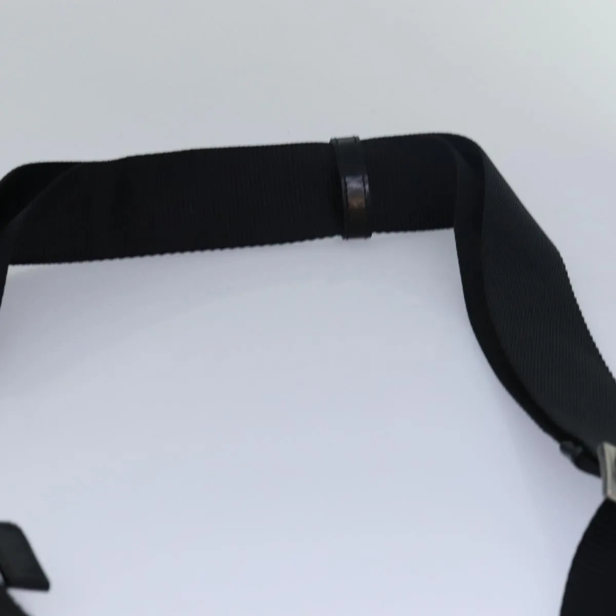 Trendy Inspired Prada Shoulder Bag Nylon Black Auth Ar11982