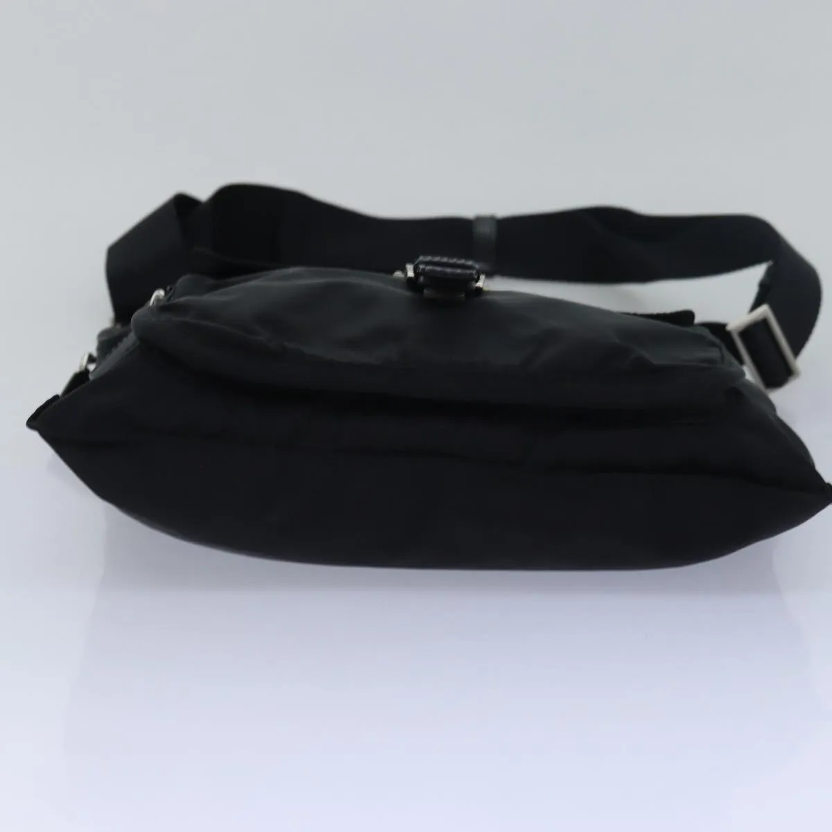 Trendy Inspired Prada Shoulder Bag Nylon Black Auth Ar11982