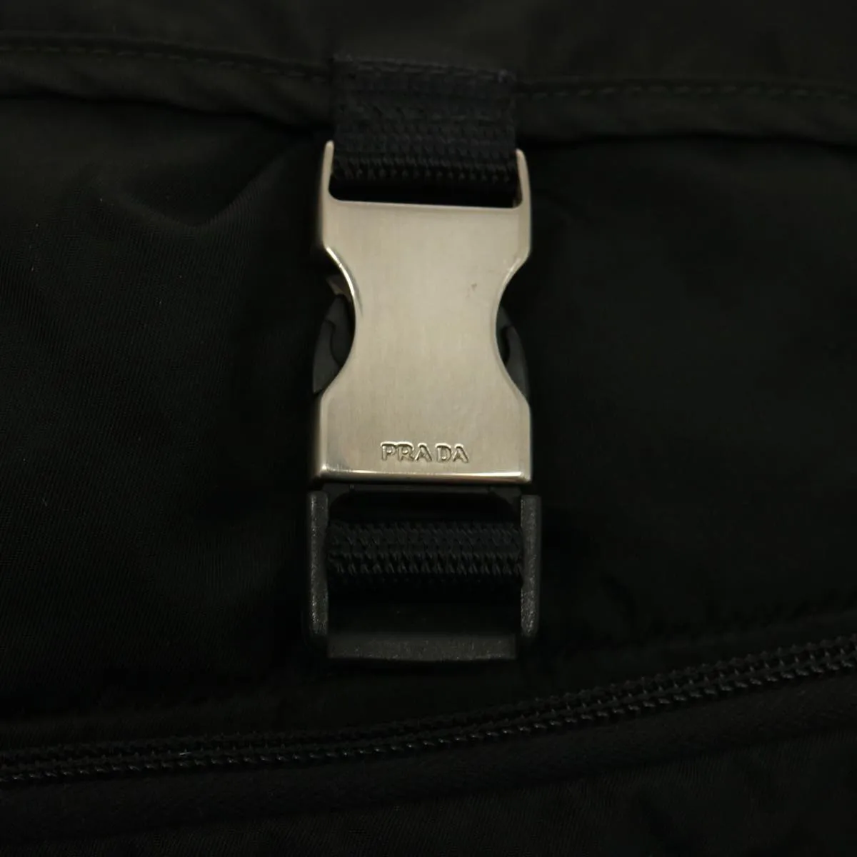 Trendy Inspired Prada Shoulder Bag Nylon Black Auth Yk13259