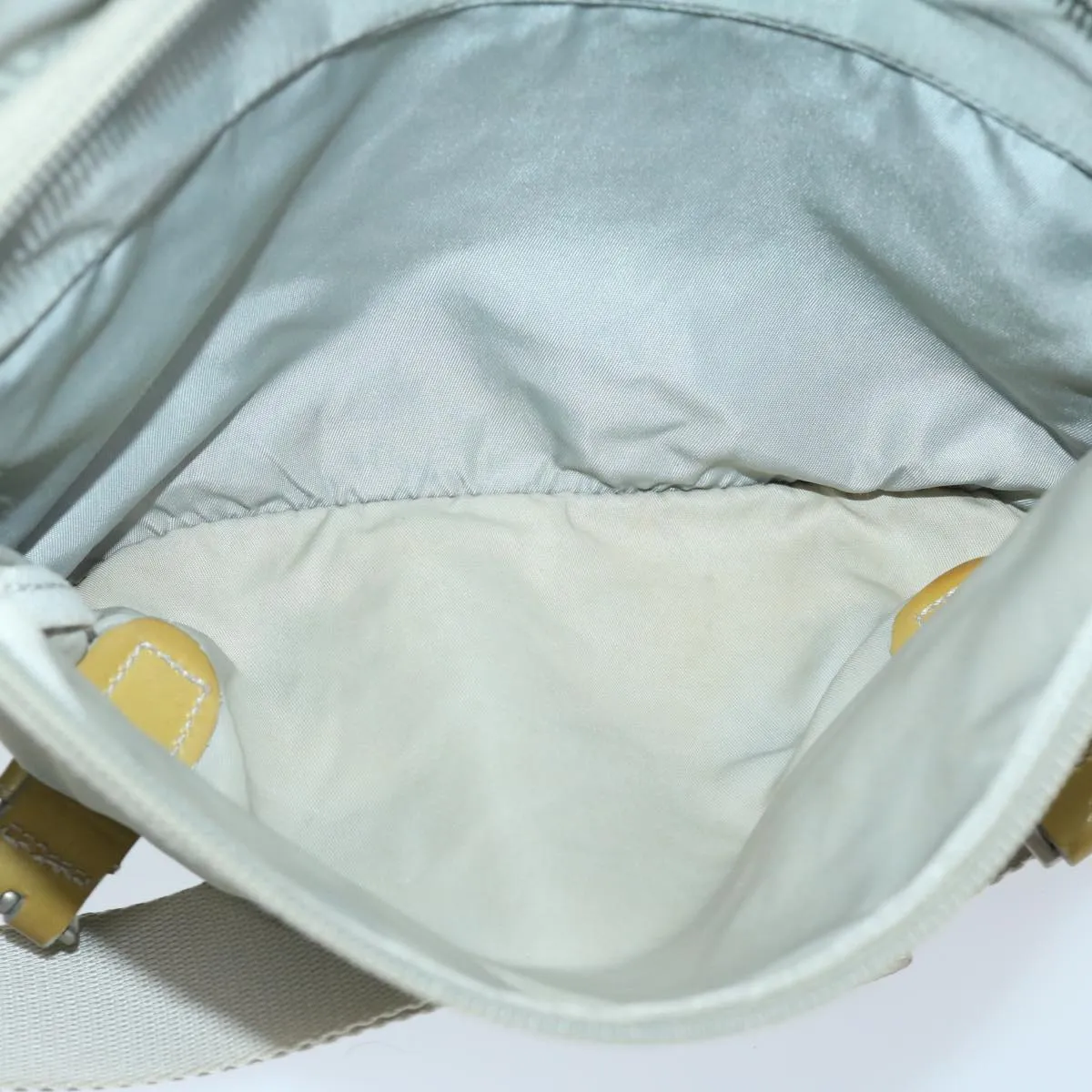 Trendy Inspired Prada Shoulder Bag Nylon Gray Auth 68807