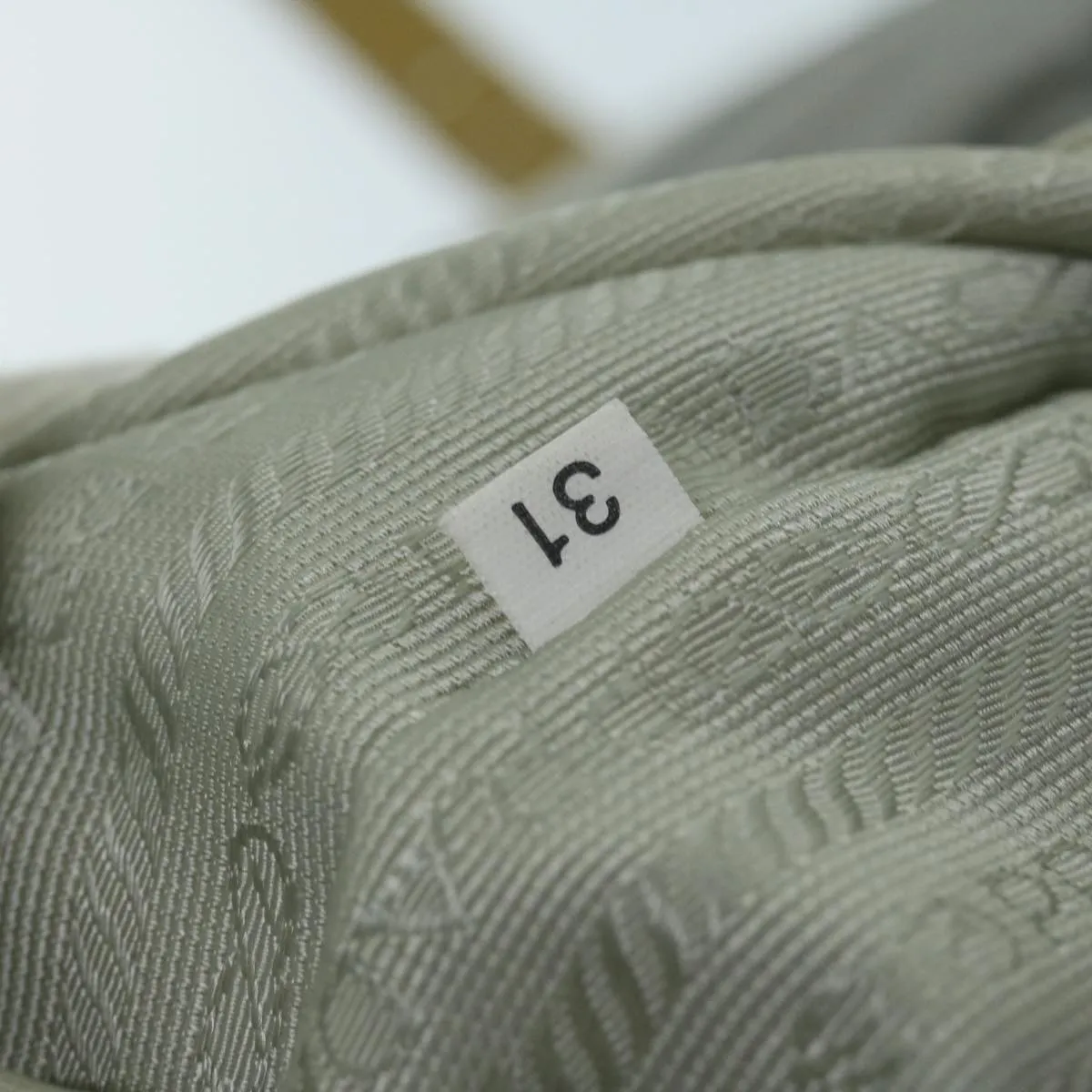 Trendy Inspired Prada Shoulder Bag Nylon Gray Auth 68807