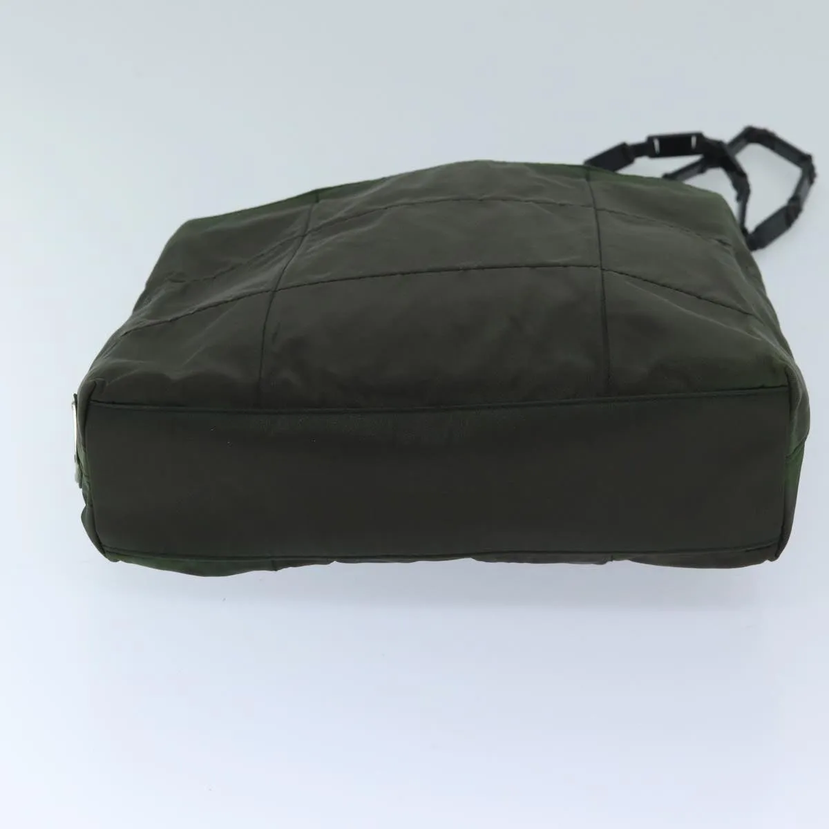 Trendy Inspired Prada Shoulder Bag Nylon Khaki Auth Ar11647b