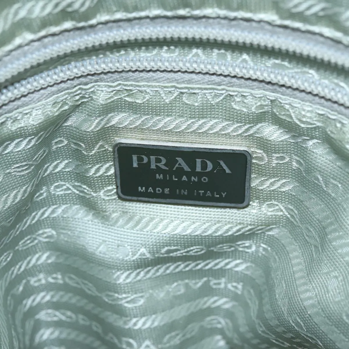 Trendy Inspired Prada Shoulder Bag Nylon Light Blue Auth 73872