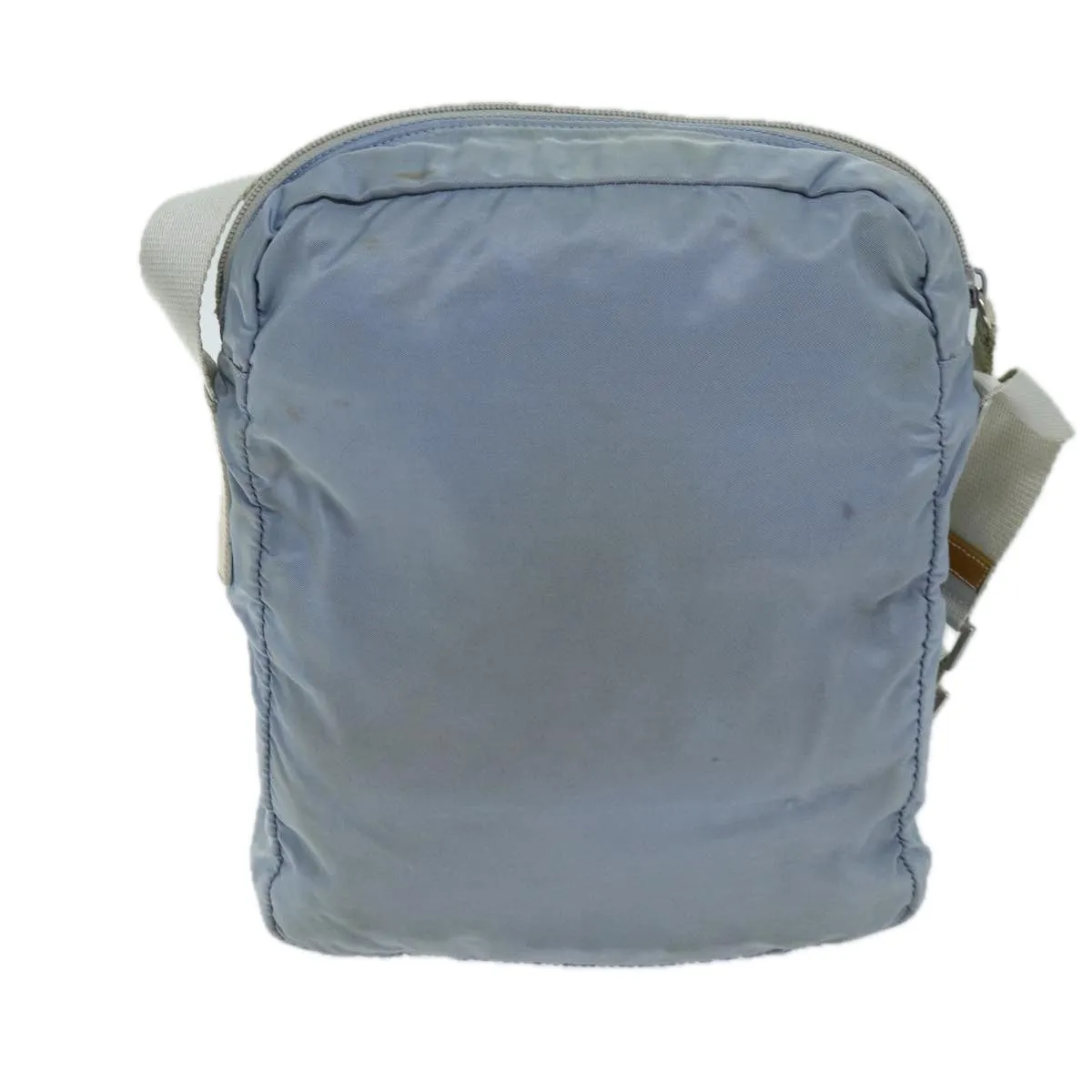 Trendy Inspired Prada Shoulder Bag Nylon Light Blue Auth 73872