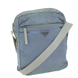 Trendy Inspired Prada Shoulder Bag Nylon Light Blue Auth 73872