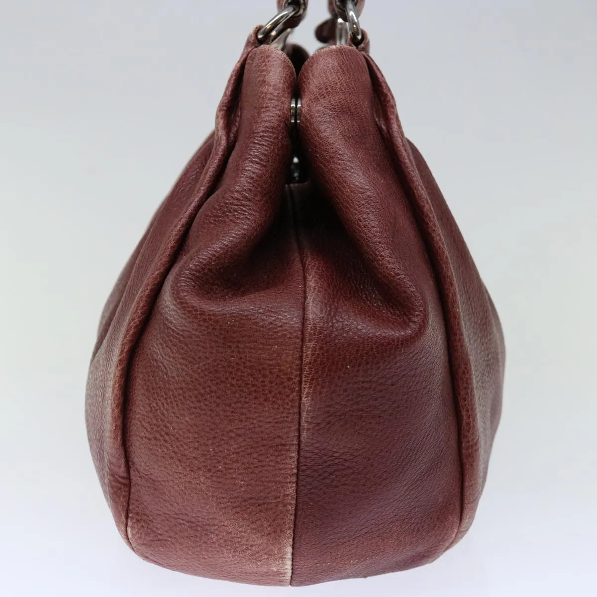 Trendy Inspired Prada Tote Bag Leather Red Auth Ep3972