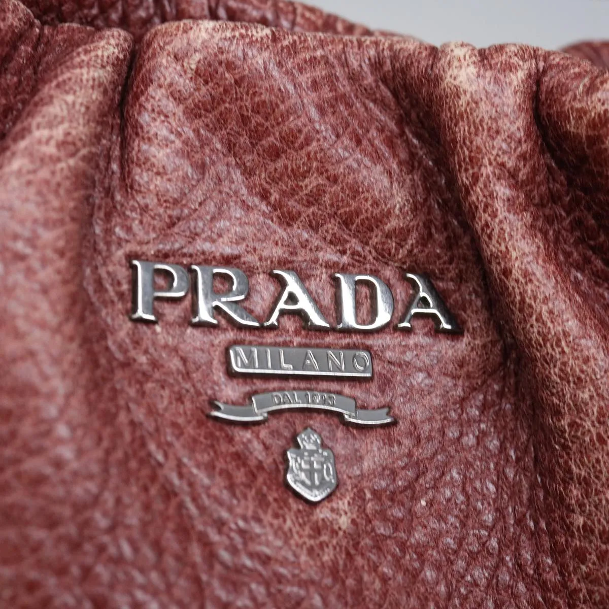 Trendy Inspired Prada Tote Bag Leather Red Auth Ep3972