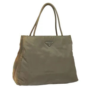 Trendy Inspired Prada Tote Bag Nylon Brown Auth 78262
