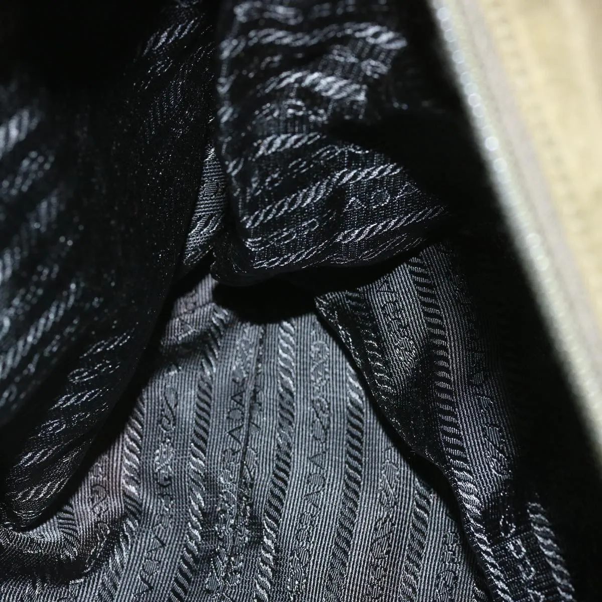 Trendy Inspired Prada Tote Bag Nylon Khaki Auth Ar11453b