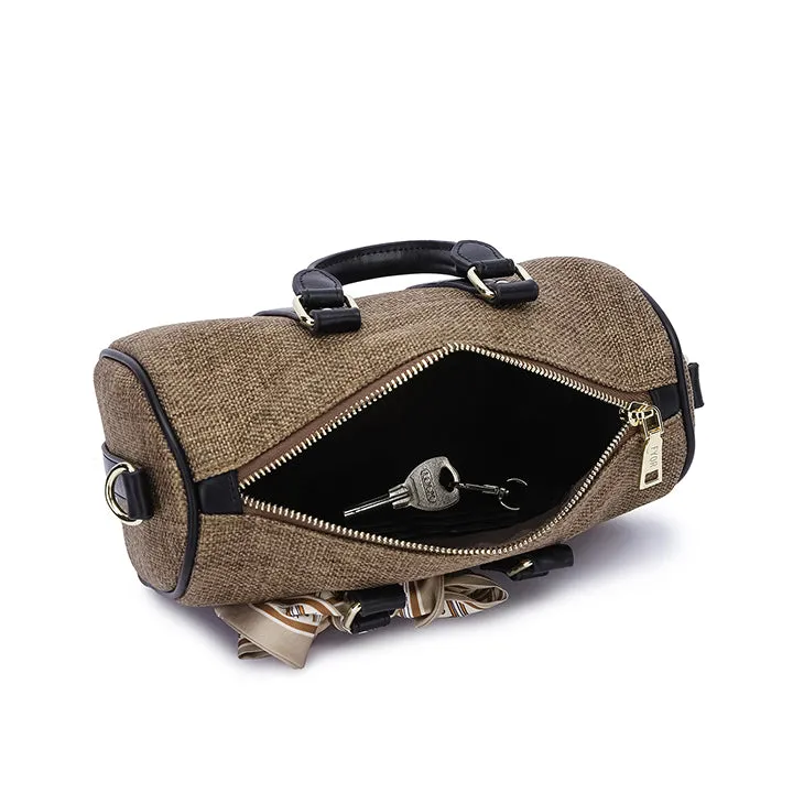 Trendy Textile Crossbody Bag BD 154