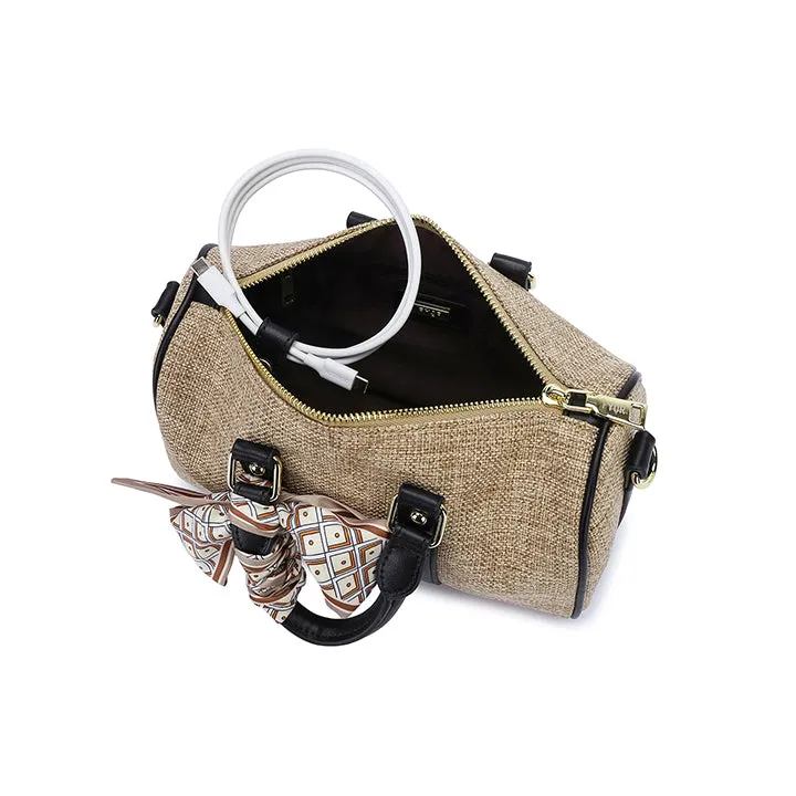 Trendy Textile Crossbody Bag BD 154
