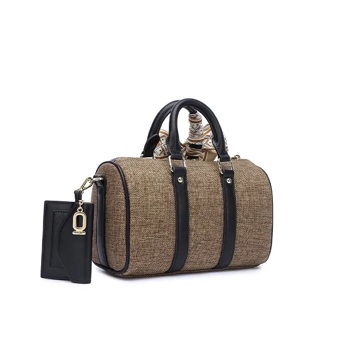 Trendy Textile Crossbody Bag BD 154