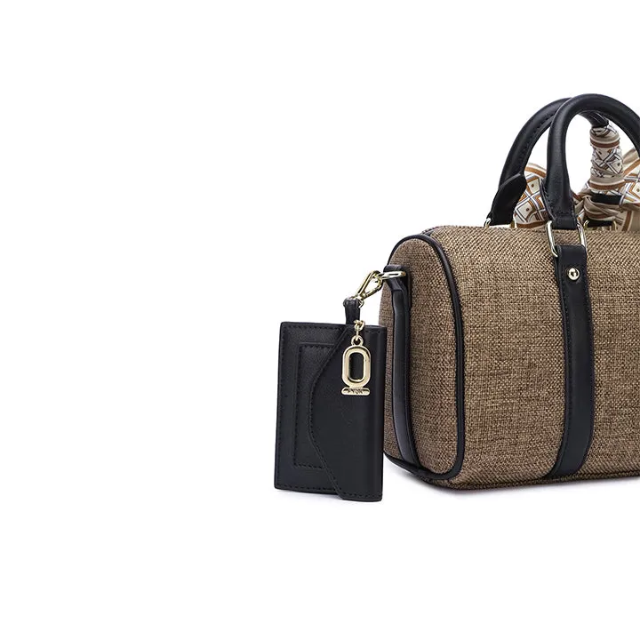 Trendy Textile Crossbody Bag BD 154