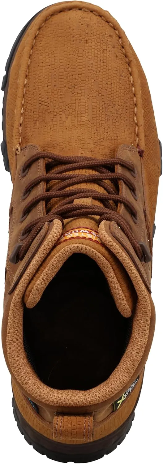 Twisted X Men's 6" Work Boot, Moc Toe Nano Toe with CellStretch