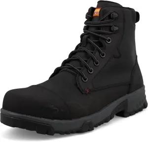 Twisted X Men's 6" Work Boot, Moc Toe Nano Toe with CellStretch