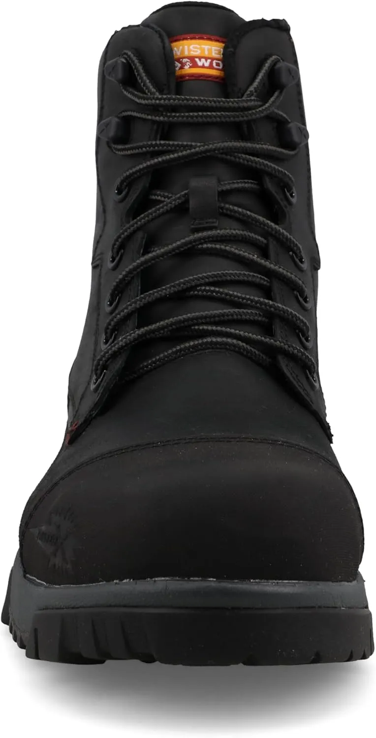 Twisted X Men's 6" Work Boot, Moc Toe Nano Toe with CellStretch
