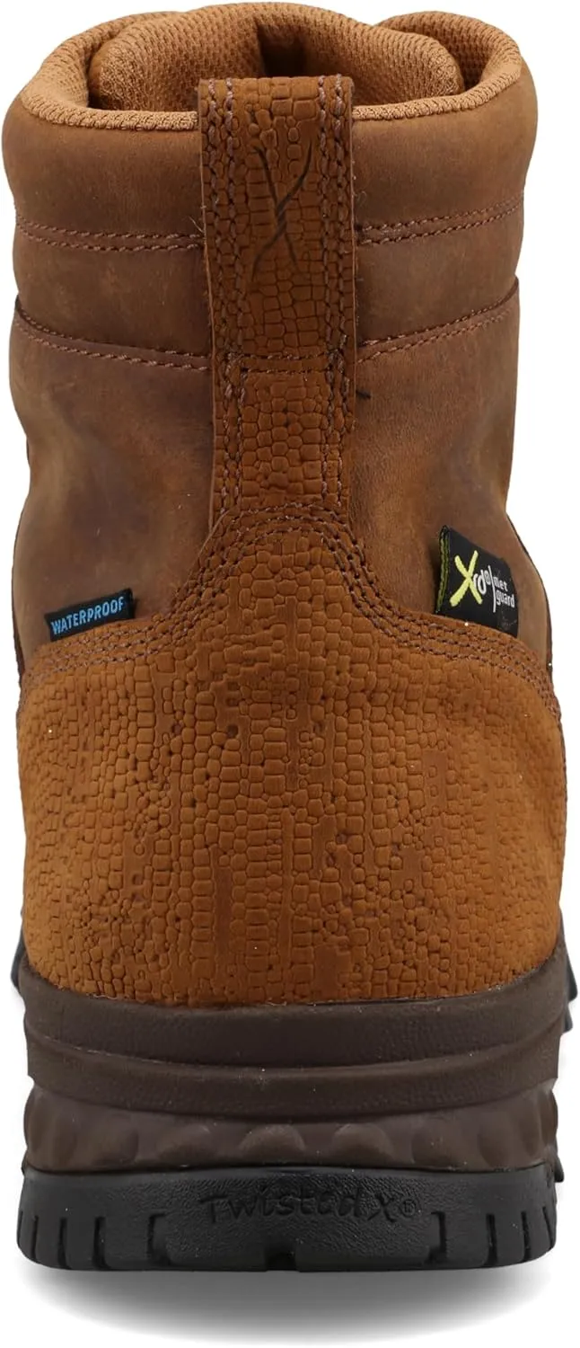 Twisted X Men's 6" Work Boot, Moc Toe Nano Toe with CellStretch