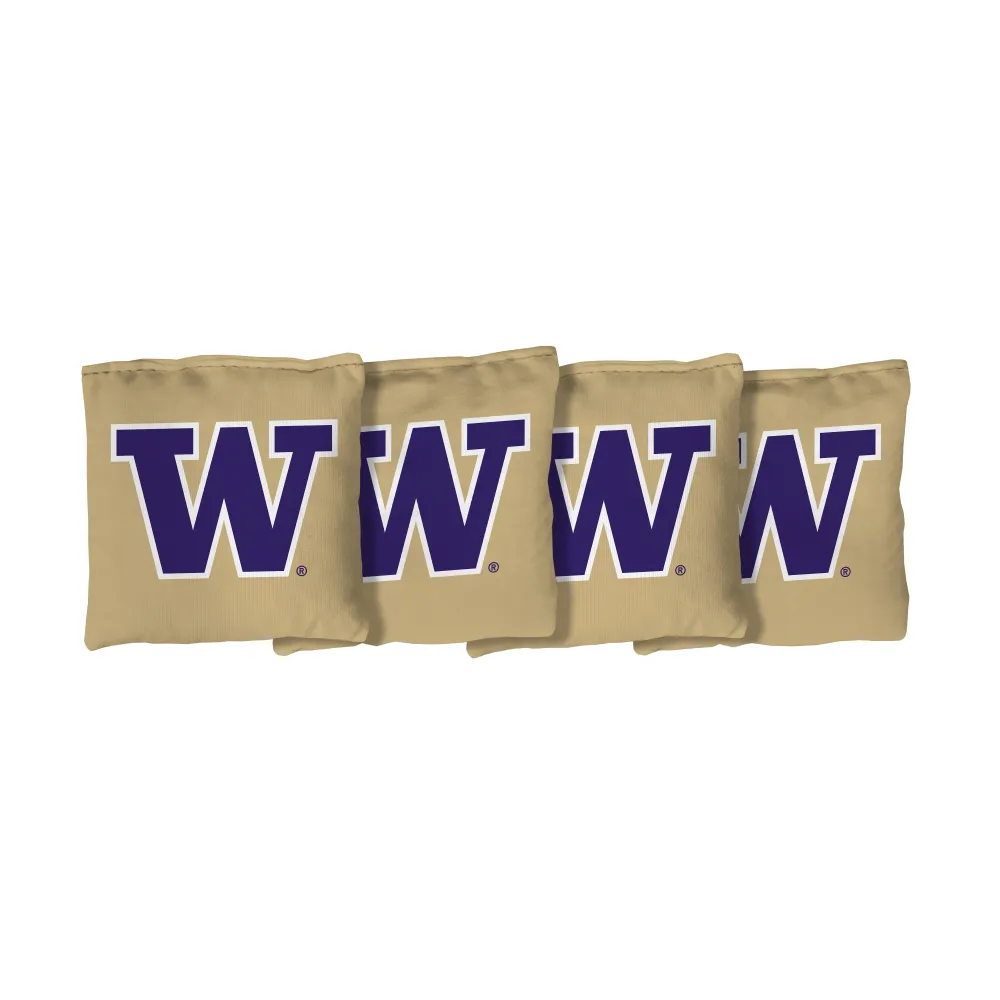 University of Washington Huskies | Gold Cornhole Bags