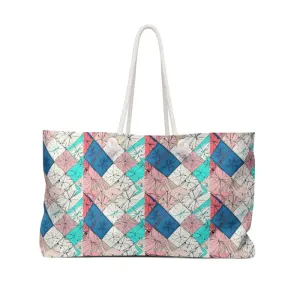 Vibrant Abstract Polyester Weekender Bag