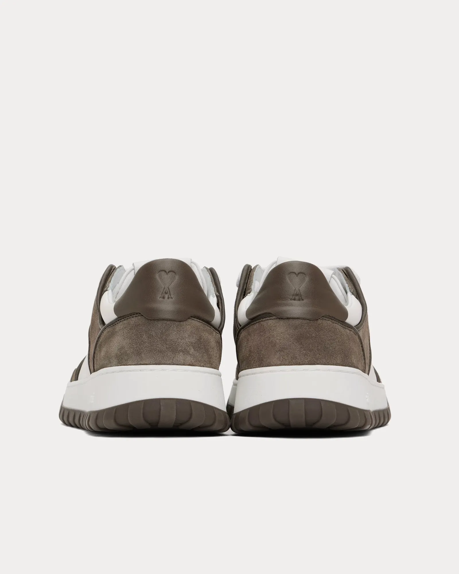 Walk Leather White / Smoke Grey Low Top Sneakers