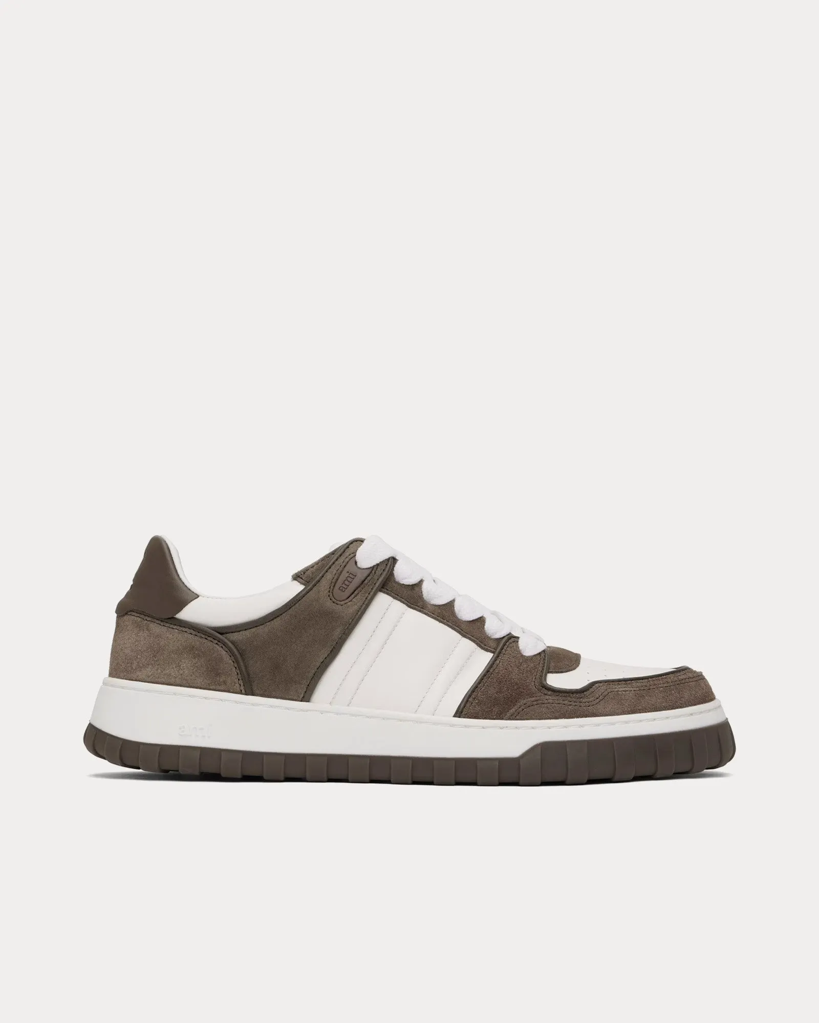 Walk Leather White / Smoke Grey Low Top Sneakers