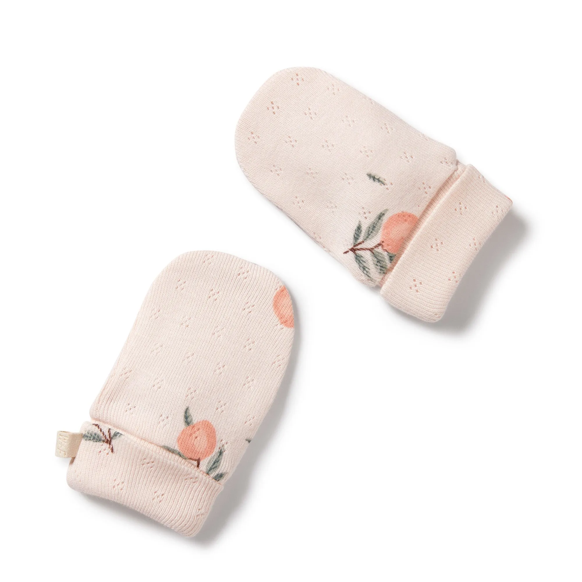 Wilson and Frenchy Peaches Organic Pointelle Mittens