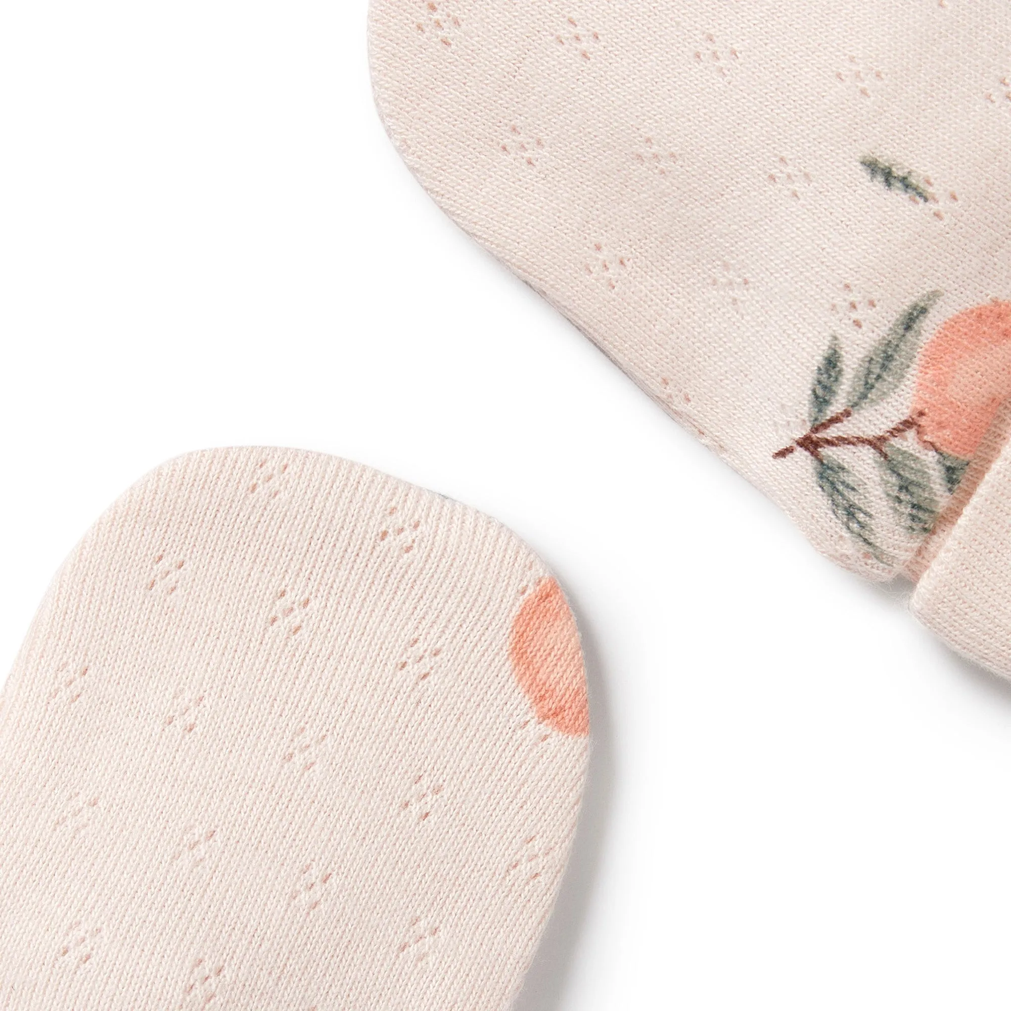 Wilson and Frenchy Peaches Organic Pointelle Mittens